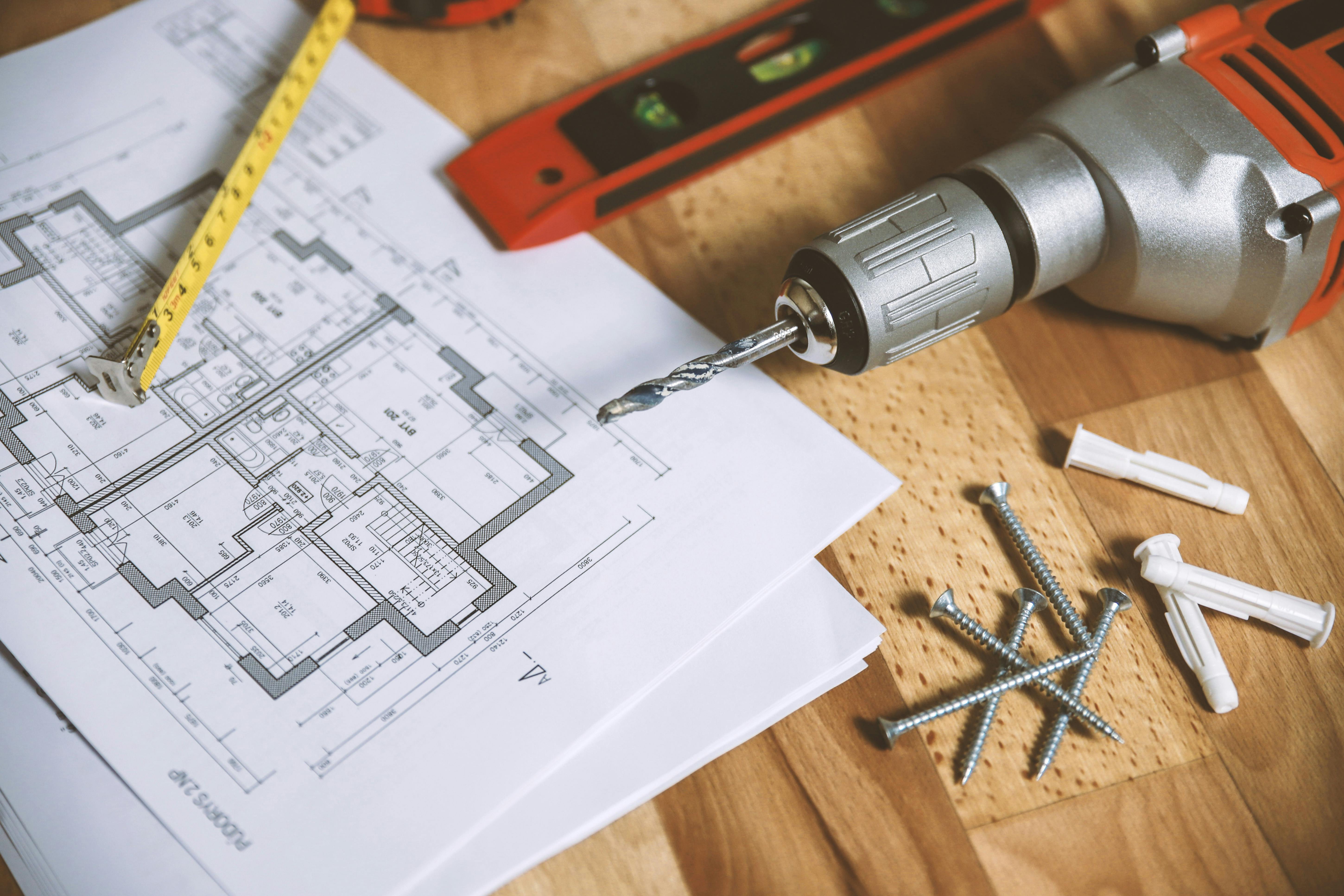 Construction renovation work